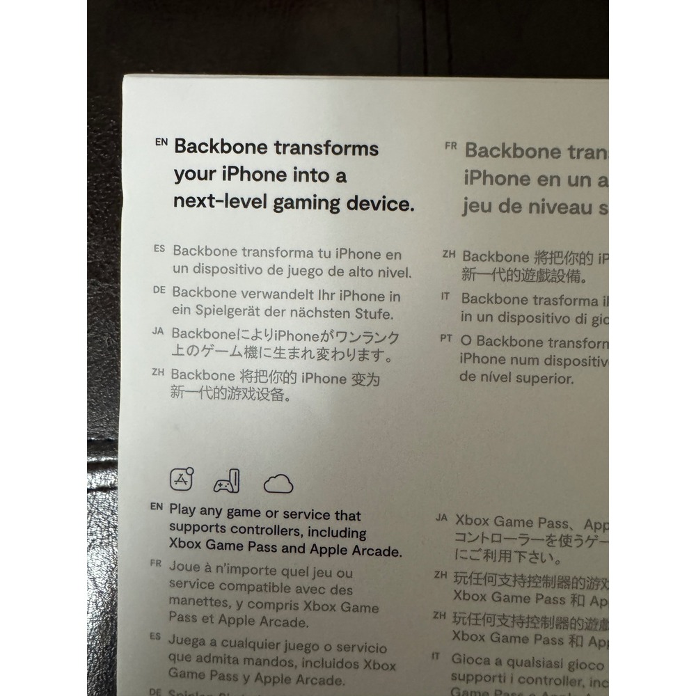 Backbone One Controller for iPhone Lightning Connectors Apple Arcade‎ Game Pass - Picture 6 of 7